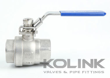 2 パーツ ボールバルブ BSPT NPT 1000PSI フルボア CF8 CF8M ステンレス