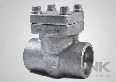 NPT ロープ付き鍛造鋼のチェックバルブ 減速ポート ステンレス鋼 F304 F316